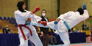 قهرمانی دانشجویان سمنانی در مسابقات کاراته منطقه ۹ کشور