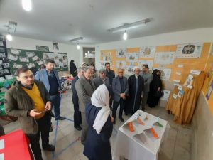 نمایشگاه هنری در مدارس استان سمنان برپا شد