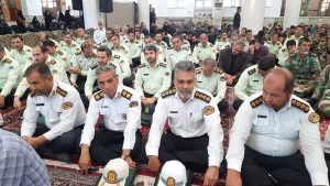 نیرو‌های مسلح شاهرود در سوگ رئیس جمهور شهید